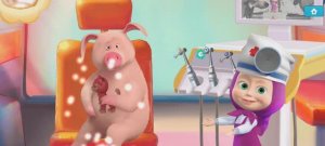 Маша и Медведь Мультфильм Зубной врач