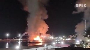 Последствия удара по порту Ла-Гуайра в Венесуэле