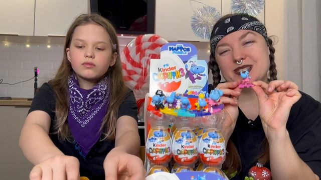 ОГРОМНАЯ КОРОБКА КИНДЕР СЮРПРИЗОВ ОбзорРаспаковка