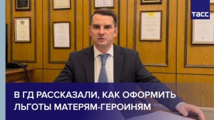 В ГД рассказали, как оформить льготы матерям-героиням