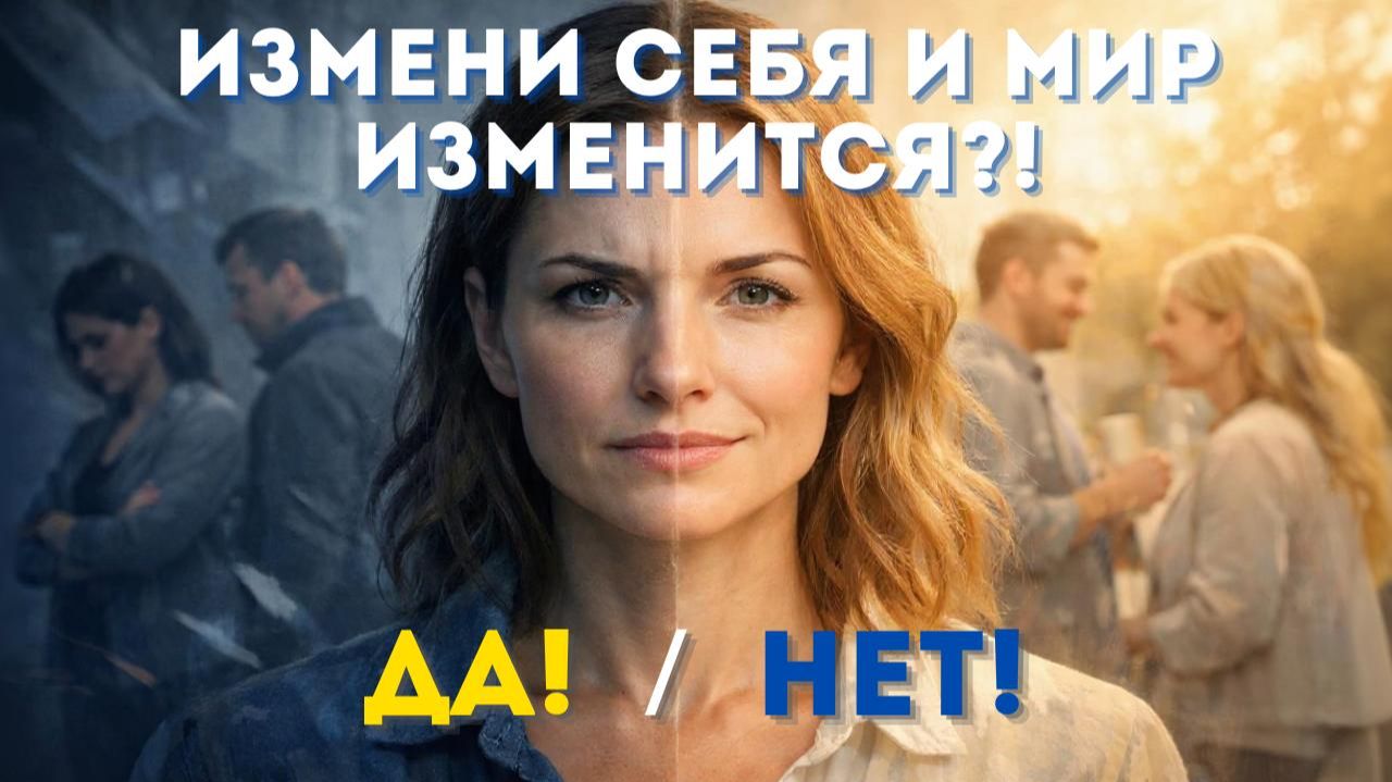 Изменись сам и мир изменится?! Да или Нет?