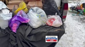 Алексей из г. Козельск Калужской области в ресторанчике, с полной машиной добра и заботы