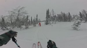 фрирайд. Шерегеш сектор А. Катаю с ПРОФИ.