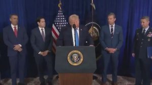 Президент Трамп на пресс-конференции о военной операции в Венесуэле, 3 января 2026 года