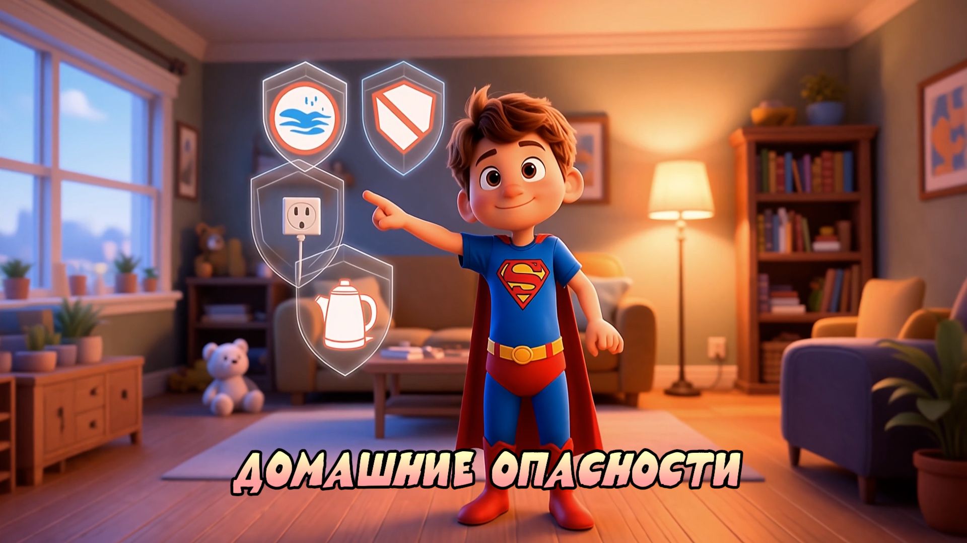 Домашние опасности: Учим детей видеть и избегать! 🛡 | ОБЖ для самых маленьких смотреть онлайн