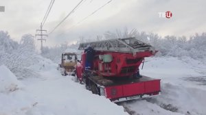 На Кубани восстанавливают электроснабжение после снегопада