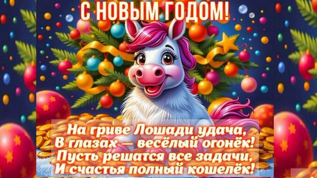 Поздравление - С Новым-2026- Годом!!! смотреть онлайн