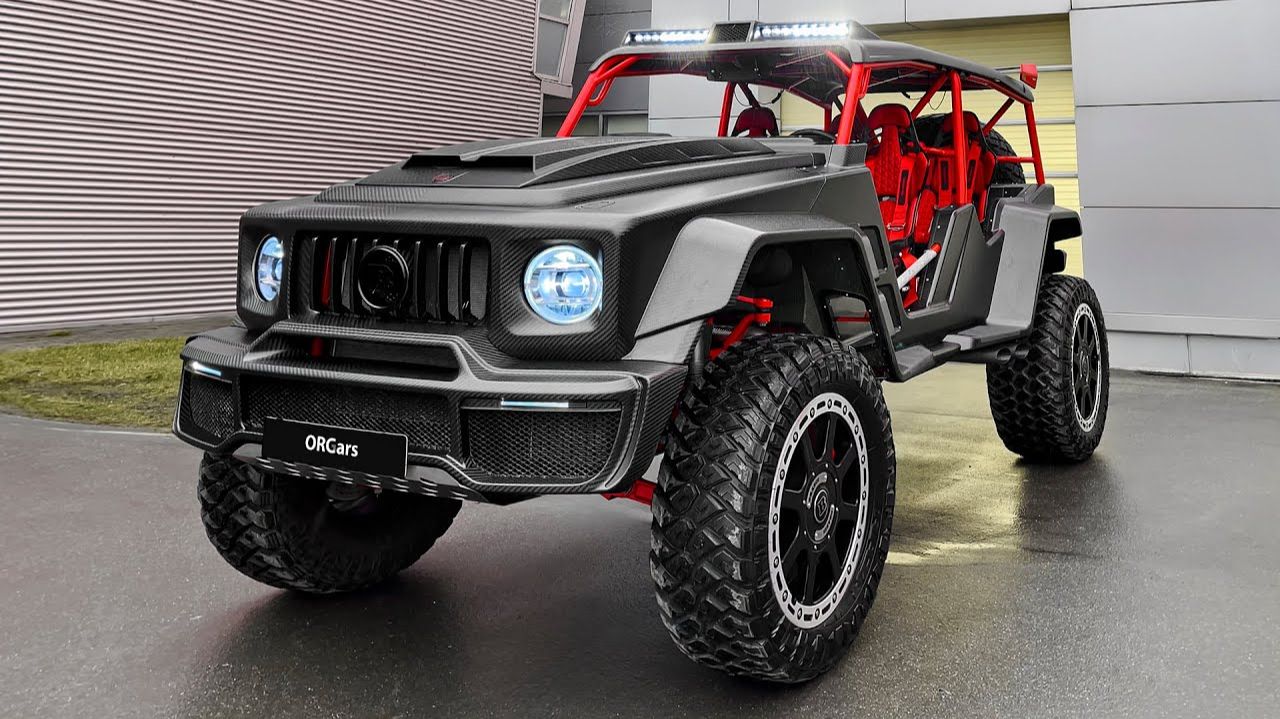 Новый  вездеход BRABUS мощностью 900 л.с. — звук, интерьер и экстерьер. смотреть онлайн