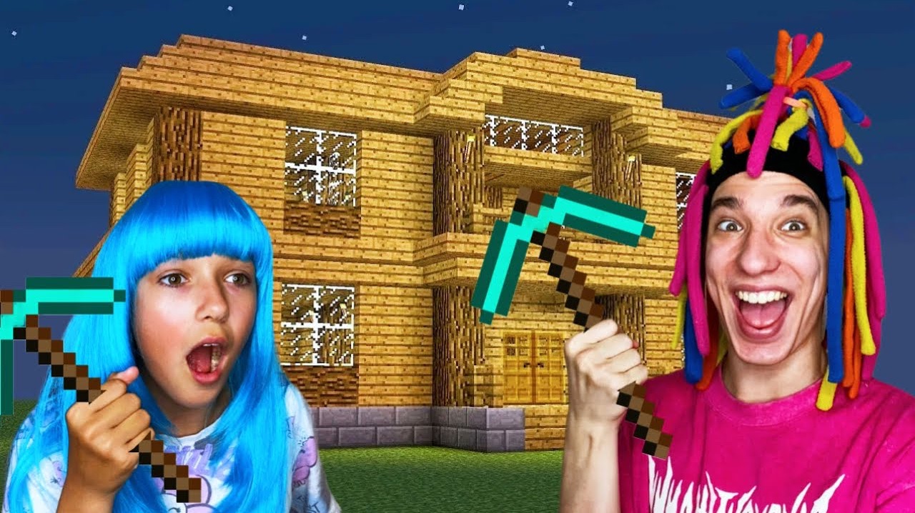 КИТАЙКА И КСЕХАО ИГРАЮТ В МАЙНКРАФТ И СТРОЯТ ДОМА! смотреть онлайн