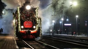 Поезд Деда Мороза пробудет в Москве еще один день