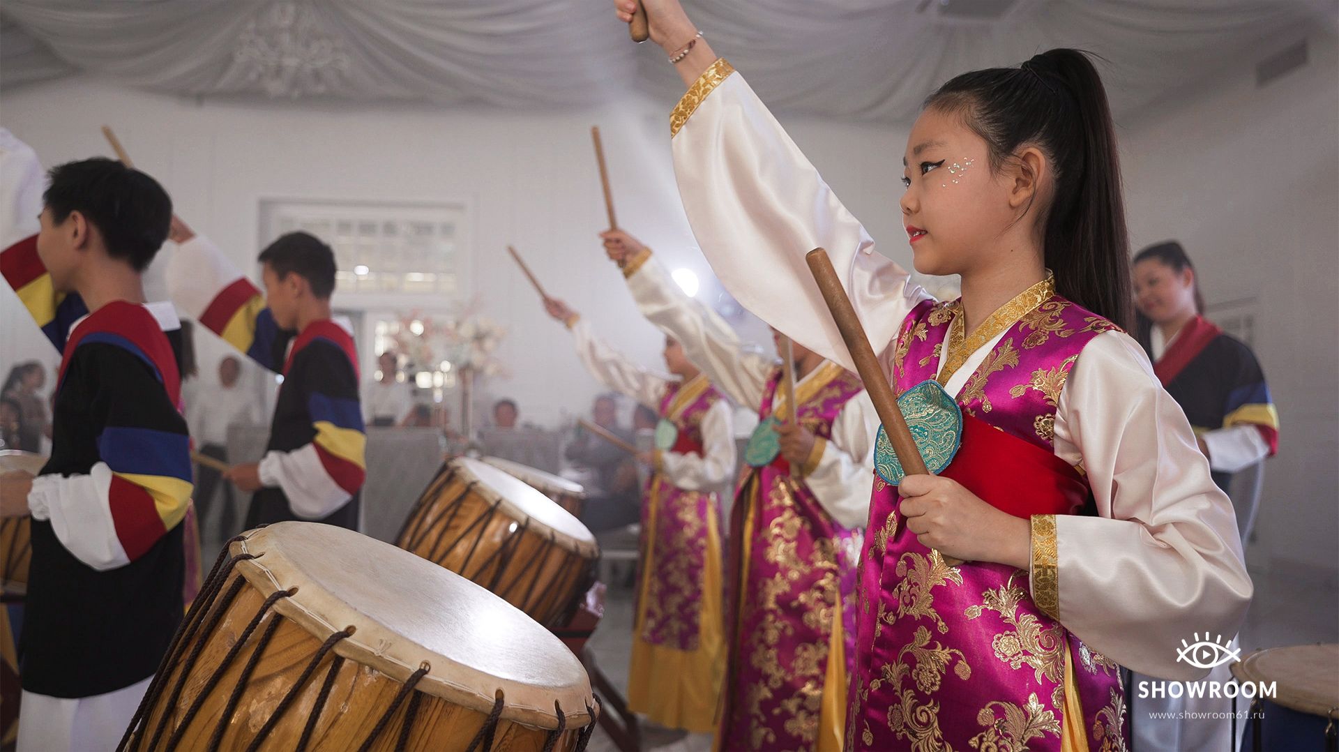 Народный ансамбль корейского танца "Кым Ган Сан" на Асянди смотреть онлайн