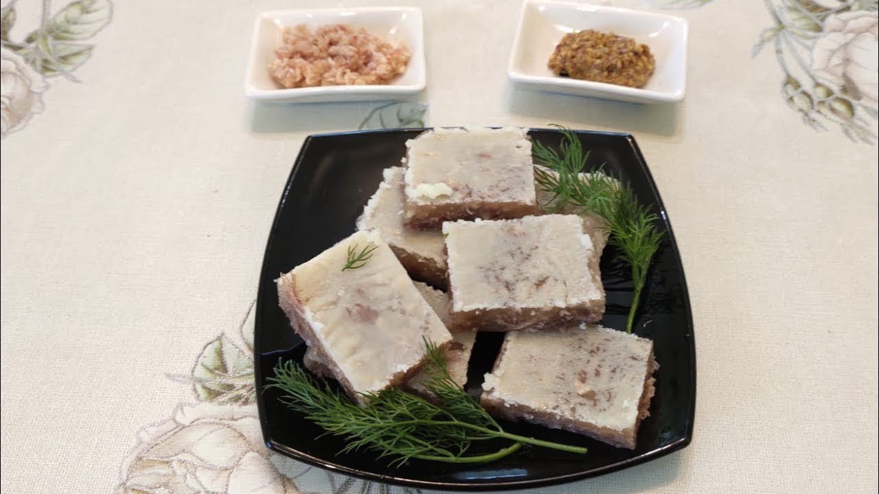 Холодец. Традиционное зимнее праздничное блюдо. смотреть онлайн