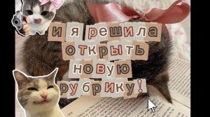 Новая рубрика