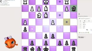 Всё выше и выше, Ксюша играет в турнире на lichess.org