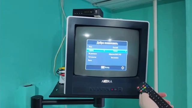Как настроить телевизор AKlRA CT14CAS5R(TT) На 20 бесплатных каналов DVB-T-T2 Удалить радио каналы смотреть онлайн