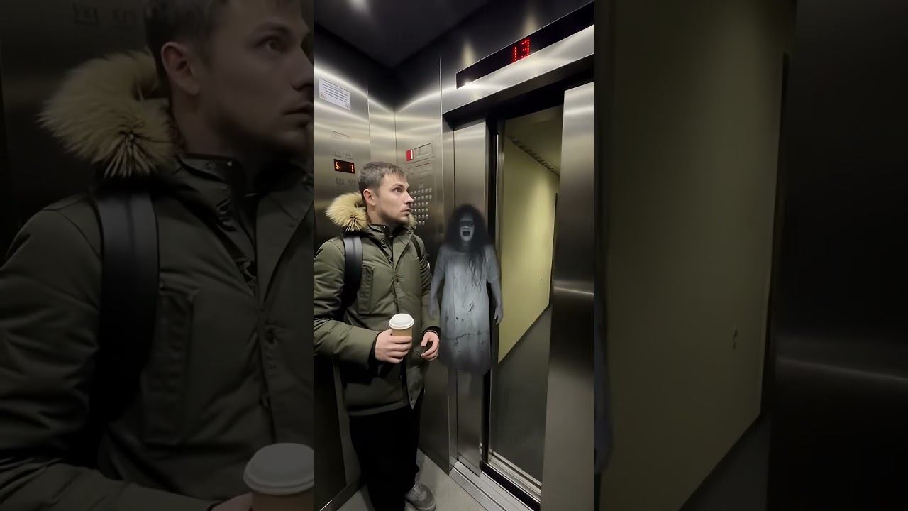 В лифте привидение