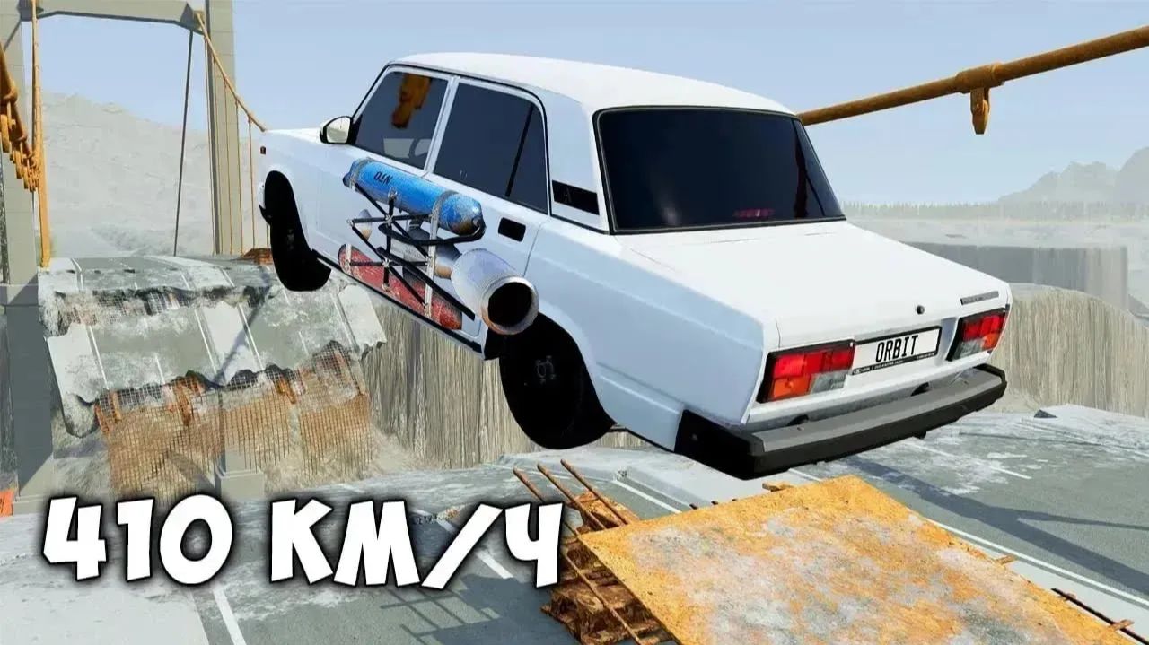 ВПЕРВЫЕ ПРОБУЮ ПЕРЕЛЕТЕТЬ ОГРОМНЫЙ РАЗРУШЕННЫЙ МОСТ НА МАКСИМАЛЬНОЙ СКОРОСТИ В BEAM NG DRIVE смотреть онлайн