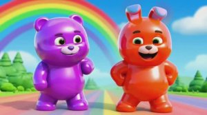 ПЕСЕНКА ДЛЯ ДЕТЕЙ МУЛЬТ-ПЕСЕНКА Желейный мишка и Желейный зайчик