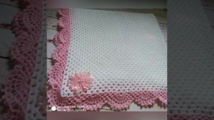 🌸Плед вязаный тёплый для малыша, в кроватку,коляску. Ручная работа. 🌸Вязание на заказ 🌸