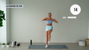 30 MIN KILLER ALL STANDING HIIT Workout - No Equipment, No Repeat, Sweaty Home Workout