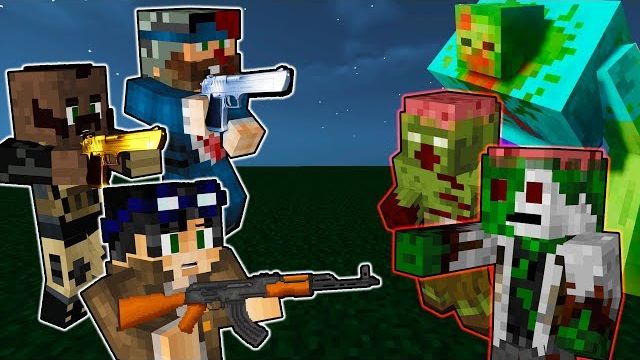 АРМИЯ ЗОМБИ ПРОРВАЛАСЬ НА БАЗУ БАНДИТОВ. ДЕНЬ 25 - ЗОМБИ АПОКАЛИПСИС МАЙНКРАФТ | Линч смотреть онлайн