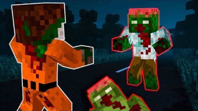 ЖИВОЕ ОРУЖИЕ ПРОТИВ ЗОМБИ. ДЕНЬ 23 - ЗОМБИ АПОКАЛИПСИС В МАЙНКРАФТ | Линч смотреть онлайн