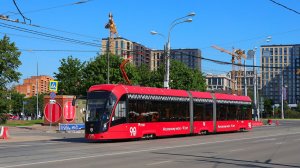 Поездка на тематическом трамвае 71-931М Витязь-М по маршруту №2 (1,5 маршрута) - 23.05.2025. №31282