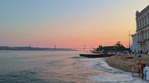 🇵🇹 Лиссабон, Португалия - пешеходная прогулка на закате 🌅