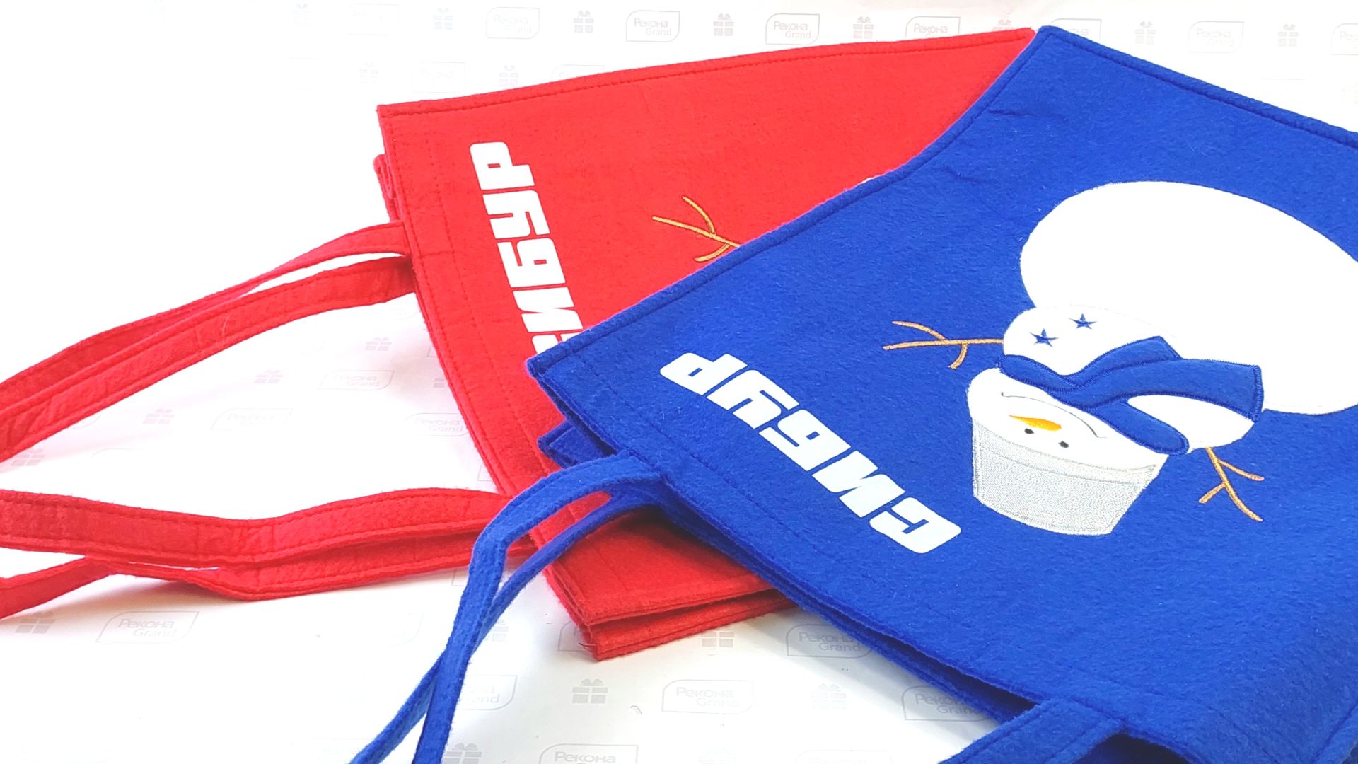 Из портфолио новогодние сумки с логотипом для СИБУР смотреть онлайн