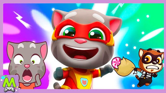 Говорящий Том Герои против Енотов.Прохождение Игр на Весь Экран смотреть онлайн