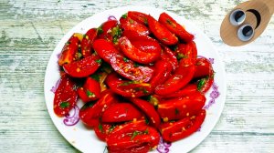 Помидоры по-корейски Вкуснейшие быстрого приготовления - рецепт