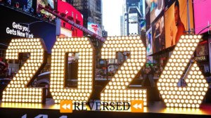 times square 2026 ball drop reversed