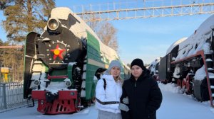 Новогодние праздники 2026г в Новосибирске. Музей железнодорожной техники.