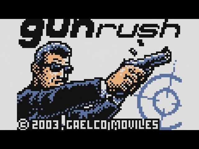 Gun Rush 96x65 JAVA GAME (Gaelco Móviles 2003) FULL WALKTHROUGH смотреть онлайн