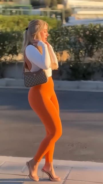 Orange Leggings Try-On & Stylin 🧡 Rate My Look 1-50 ｜ Trending Athleisure Outfits 2025 смотреть онлайн