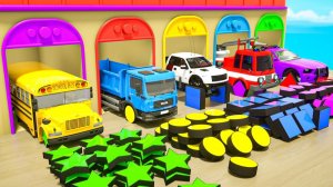 Мультяшки про машинки - Minecraft и специальное снаряжение, а также футбольные мячи - Детские песни