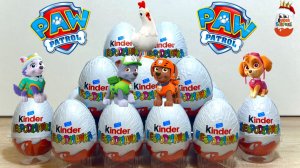 ЩЕНЯЧИЙ ПАТРУЛЬ КИНДЕР СЮРПРИЗ! NEWсерия Игрушки Сюрпризы мультик PAWPATROL Kinder Surprise unboxing