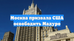 В МИД России призвали немедленно освободить Мадуро и его жену