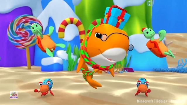 Рождественская песенка «Колеса автобуса» и другие стишки для малышей смотреть онлайн