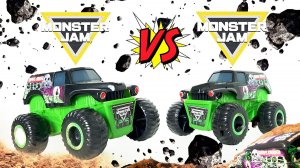 МУЛЬТИК ПРО ГОНКИ МАШИНОК MONSTER JAM, ГОНКИ КРУТЫХ МОНСТР ТРАК! MONSTER TRUCK! GRAVE DIGGER