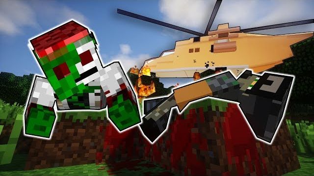 ЗОМБИ СБИЛИ ВЕРТОЛЕТ??? ДЕНЬ 24 - ЗОМБИ АПОКАЛИПСИС МАЙНКРАФТ | Линч смотреть онлайн