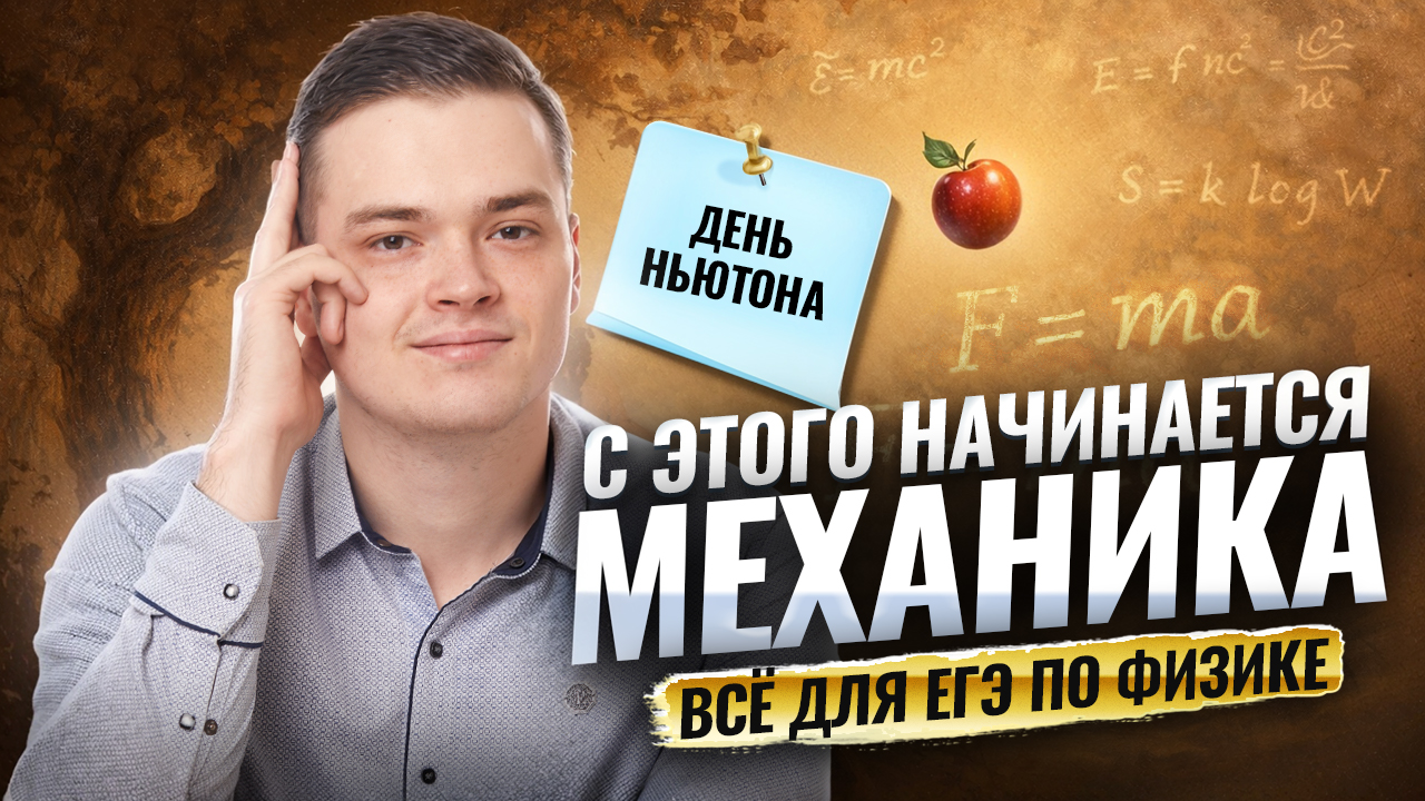 День Ньютона: с чего начинается МЕХАНИКА | Физика ЕГЭ | Умскул смотреть онлайн