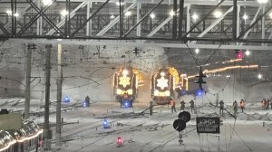 торжественное отправление поездов Деда Мороза | Москва-Киевская