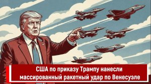 США по приказу Трампу нанесли массированный ракетный удар по Венесуэле