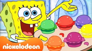 Губка Боб | Лучшие моменты с едой Губки Боба (Сезоны 1–4)  | Nickelodeon Cyrillic