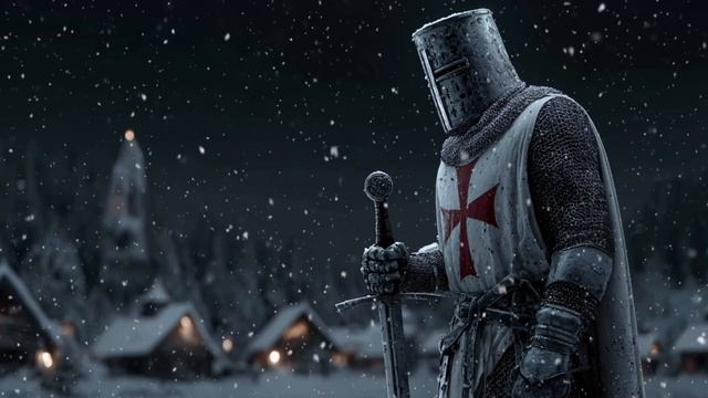 Рыцарь зимы - Расслабляющая музыка крестового похода, григорианские песнопения смотреть онлайн