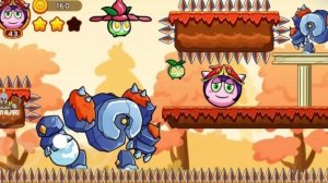 BALL V красный шарик против страшных врагов он спасает своих красных шариков в страшном месте 25 -30