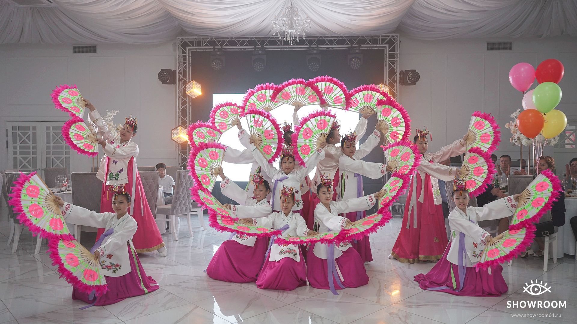 Народный ансамбль корейского танца "Кым Ган Сан" на Асянди смотреть онлайн