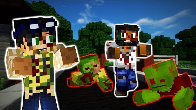 ПРЕВРАТИЛИСЬ В ЗОМБИ... НА ВРЕМЯ. ДЕНЬ 16 - ЗОМБИ АПОКАЛИПСИС В МАЙНКРАФТ | Линч смотреть онлайн