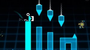 Я прошёл уровень Round 1 в Геометри Деш Ворлд!